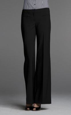 The typical wide-leg black trouser Can't go wrong with basic black