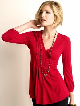 Red Tunic Top A great option for informal interview
